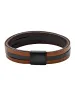 Leather Bracelet - Brown/black sold by Paul Fredrick