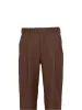 Wool Gabardine Pants - Burgundy sold by Paul Fredrick