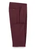 Wool Gabardine Pants - Burgundy sold by Paul Fredrick