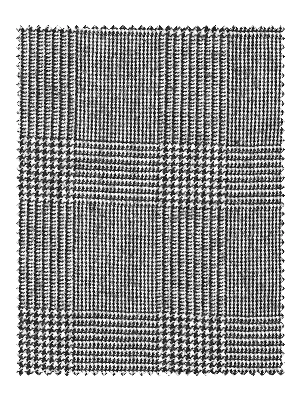 Wool Flannel Plaid Flat Front Pants - Black sold by Paul Fredrick product image thumbnail 3