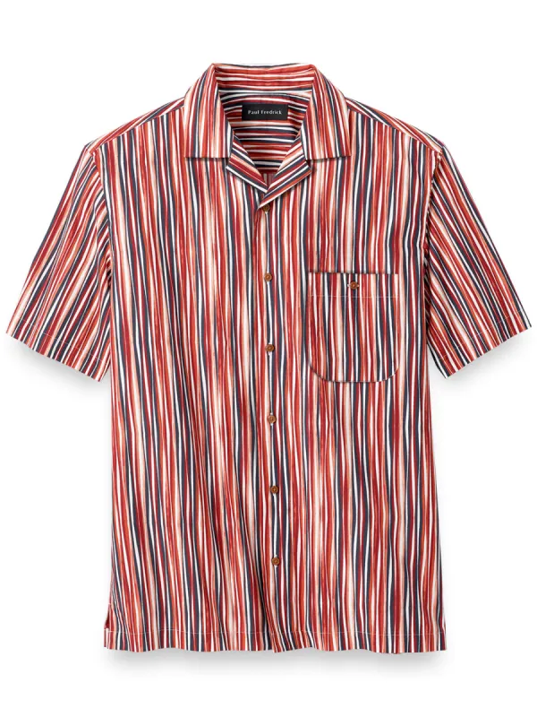 Cotton Stripe Print Casual Shirt sold by Paul Fredrick