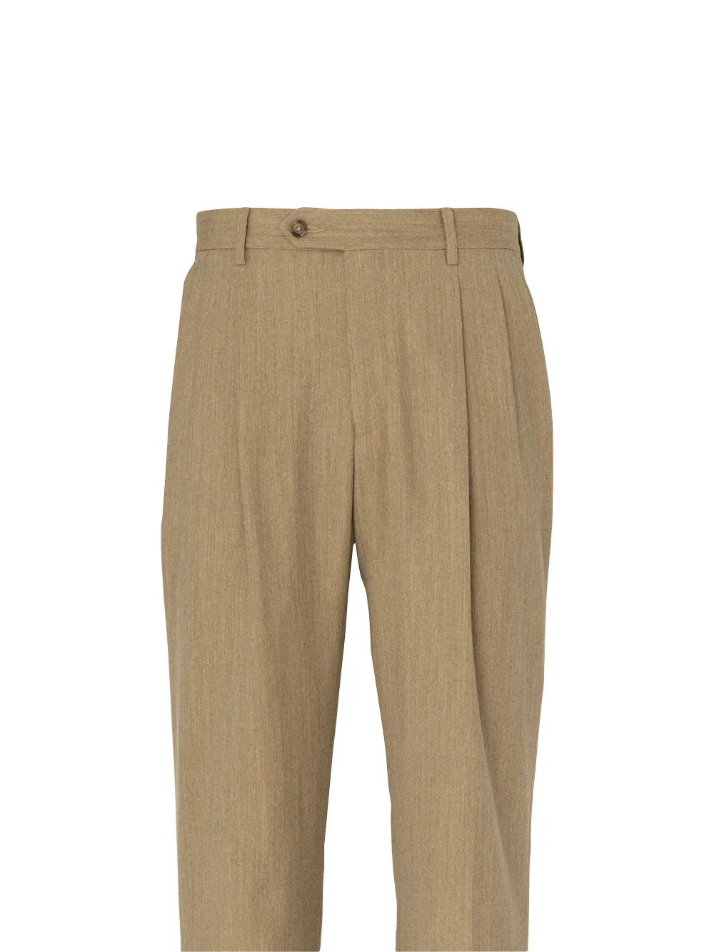 Wool Flannel Pleated Pants sold by Paul Fredrick product image thumbnail 2