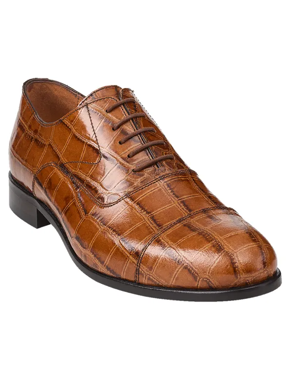 Clifford Cap Toe Oxford - Camel sold by Paul Fredrick