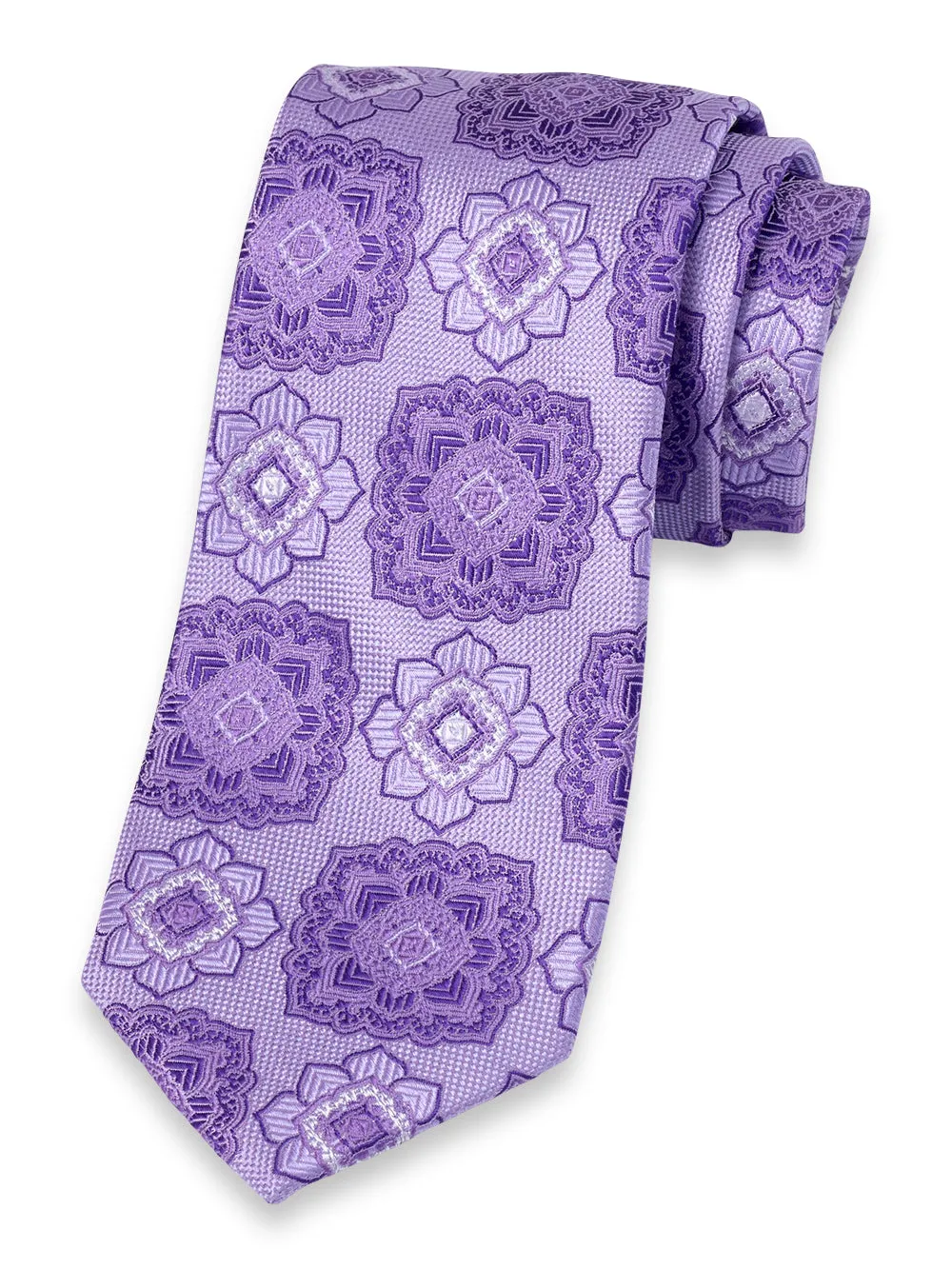 Medallion Woven Silk Tie sold by Paul Fredrick