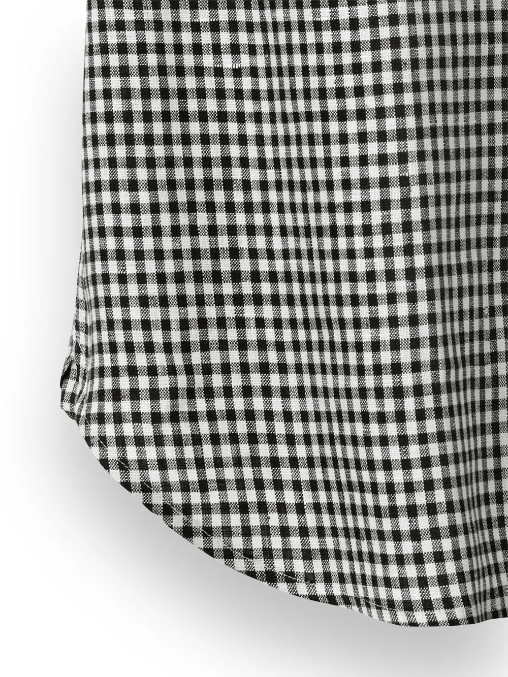Linen Gingham Check Casual Shirt sold by Paul Fredrick product image thumbnail 3