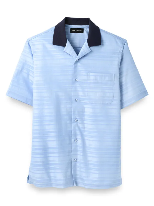 Knit Collar Casual Shirt sold by Paul Fredrick
