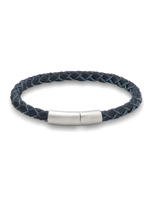 Braided Leather Bracelet made by Paul Fredrick
