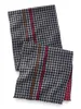 Houndstooth Stripe Brushed Silk Scarf sold by Paul Fredrick