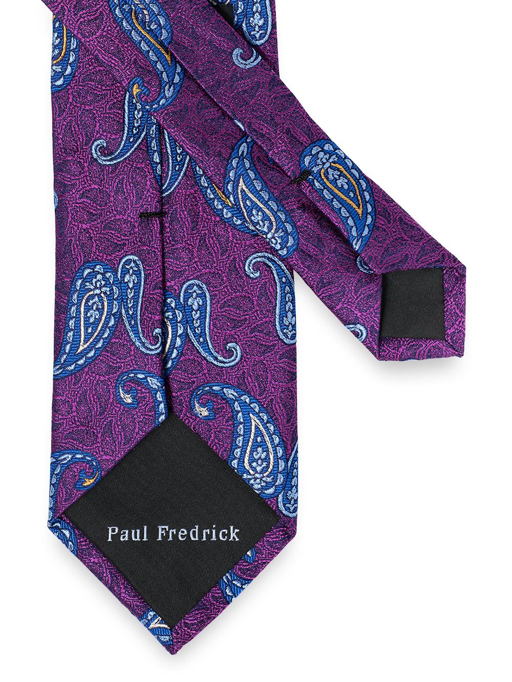 Paisley Woven Silk Tie sold by Paul Fredrick product image thumbnail 3