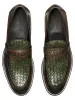 Owen Penny Loafer - Brown/olive sold by Paul Fredrick