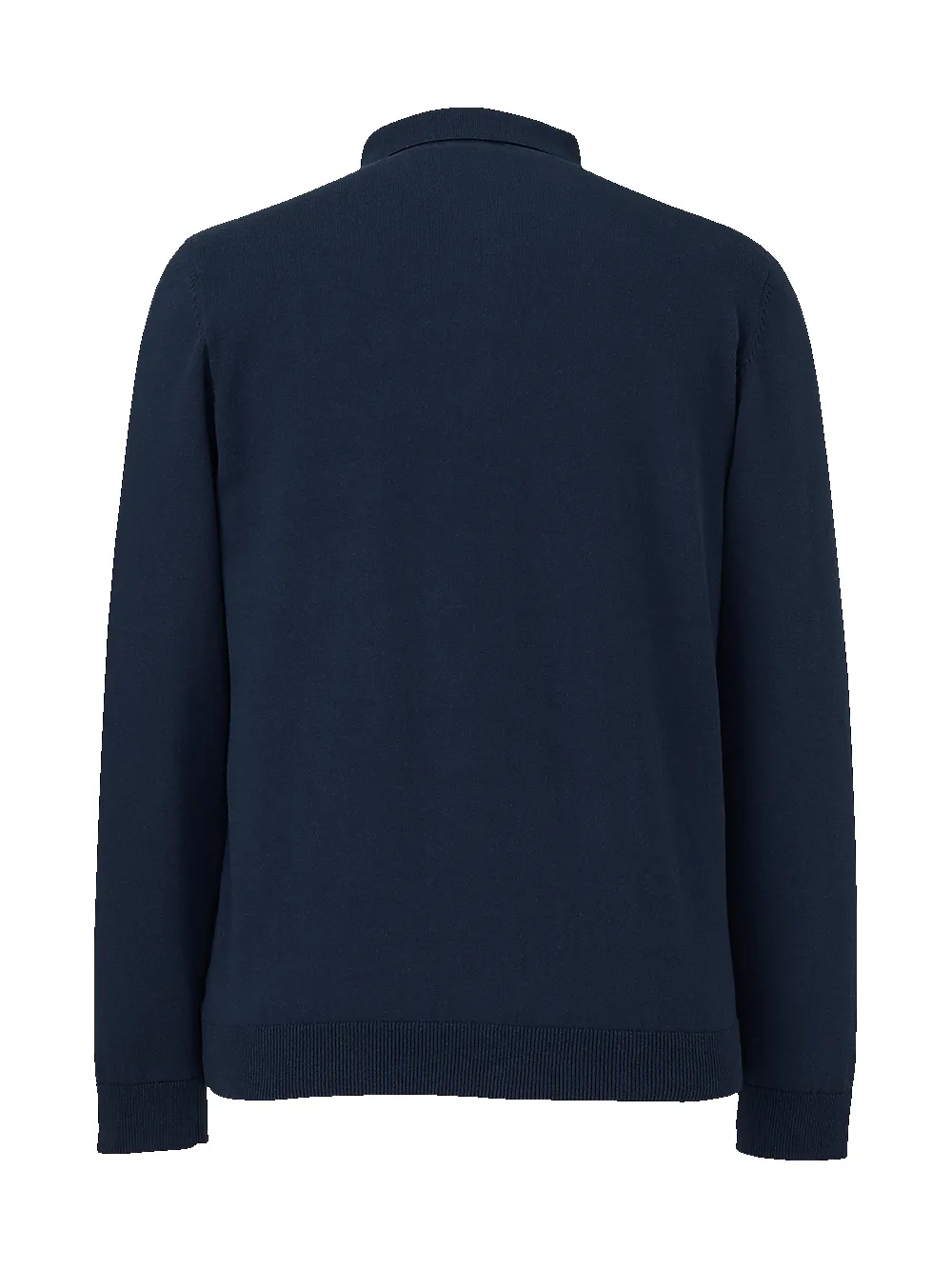 Cotton Zip Polo - Blue sold by Paul Fredrick product image thumbnail 2