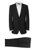 Wool Stretch Bengaline Single Breasted Peak Lapel Suit sold by Paul Fredrick