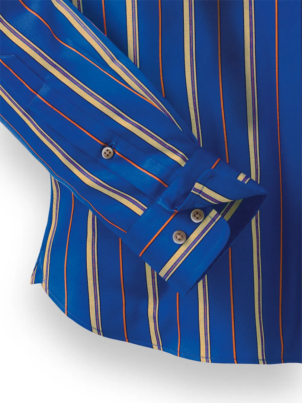 Cotton Stripe Casual Shirt sold by Paul Fredrick product image thumbnail 3