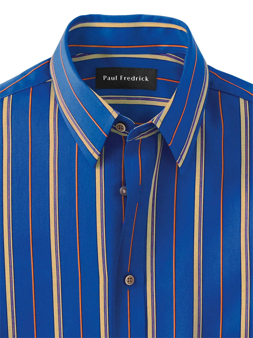 Cotton Stripe Casual Shirt sold by Paul Fredrick product image thumbnail 2