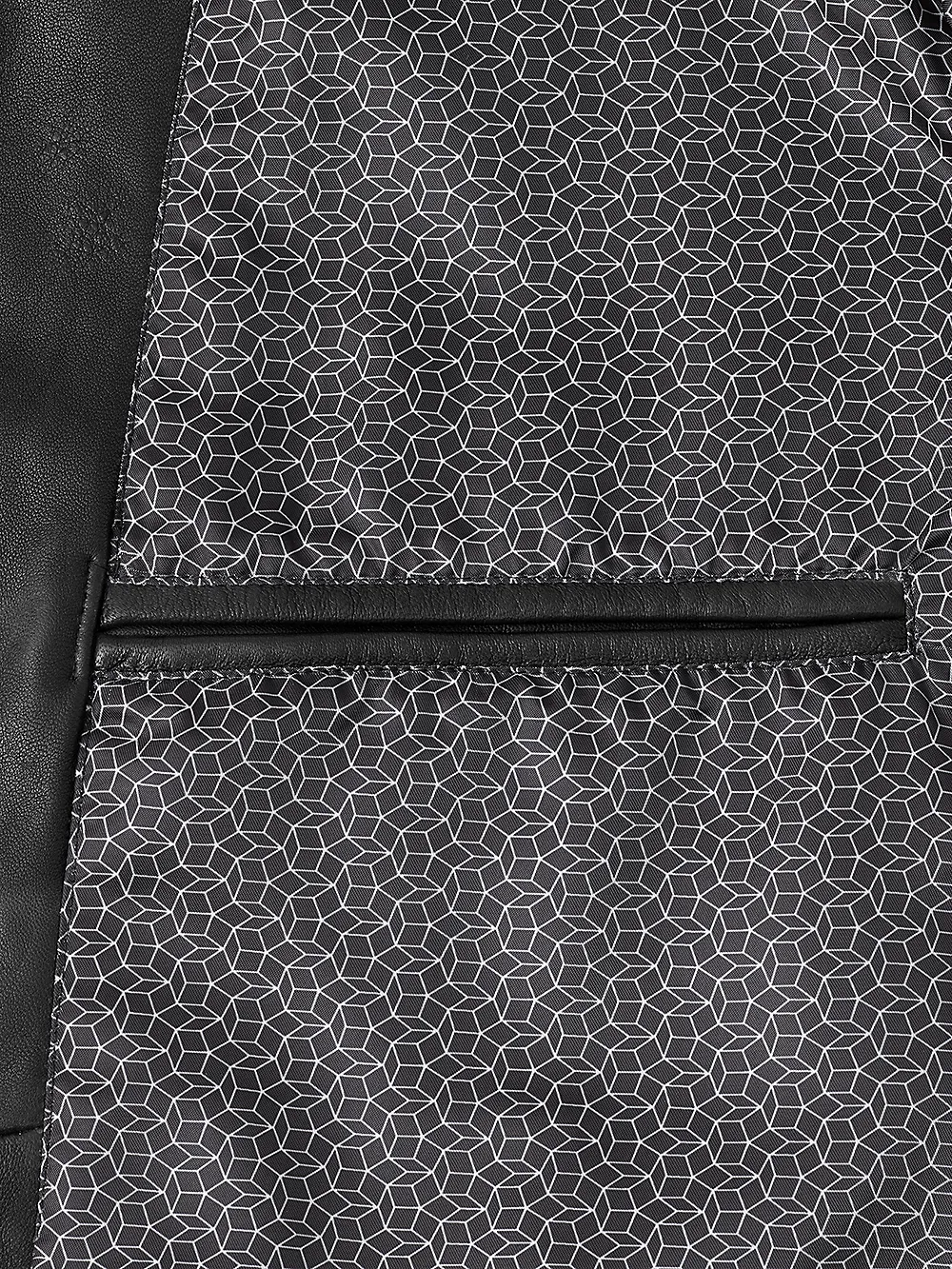 Leather Jacket - Black sold by Paul Fredrick product image thumbnail 3