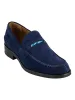 Lennon Penny Loafer - Blue sold by Paul Fredrick