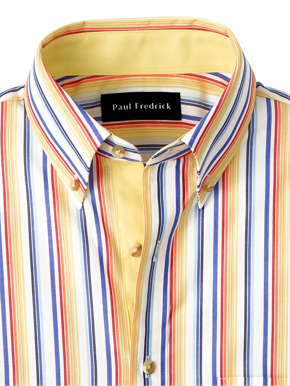 Cotton Stripe Casual Shirt sold by Paul Fredrick product image thumbnail 2