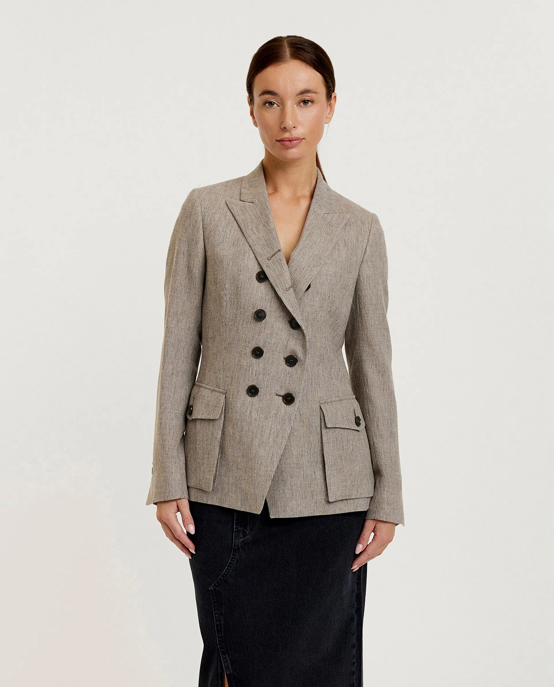 Wol-mix blazer sold by Pauw Amsterdam