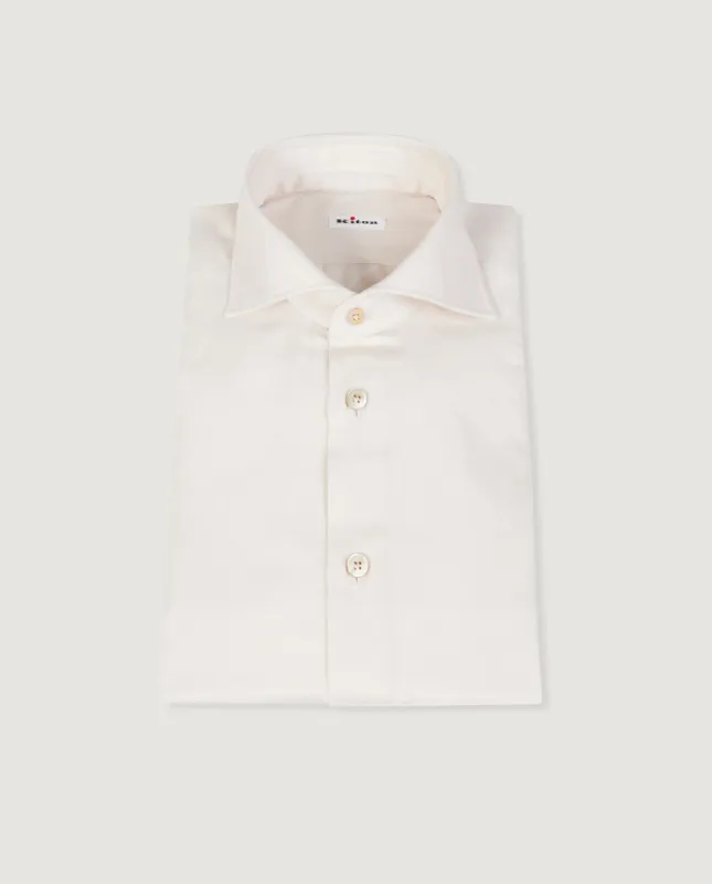 Flanel Visgraat Shirt made by Kiton