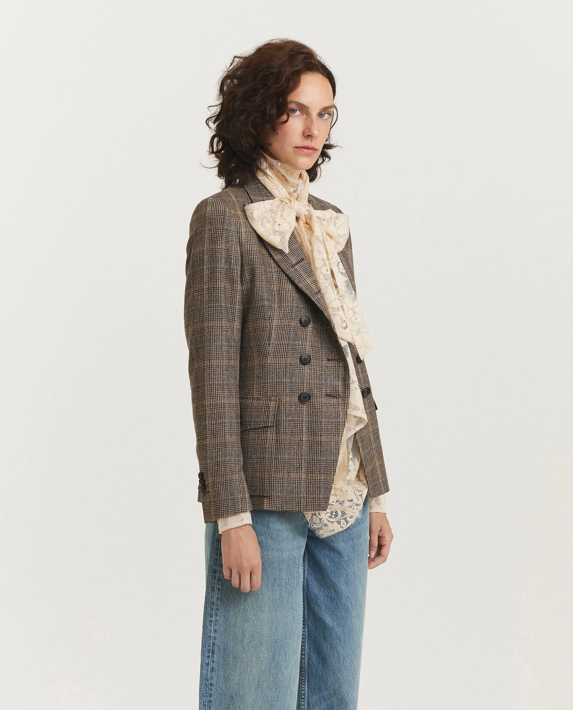 Blazer met dubbele rij knopen sold by Pauw Amsterdam product image thumbnail 2