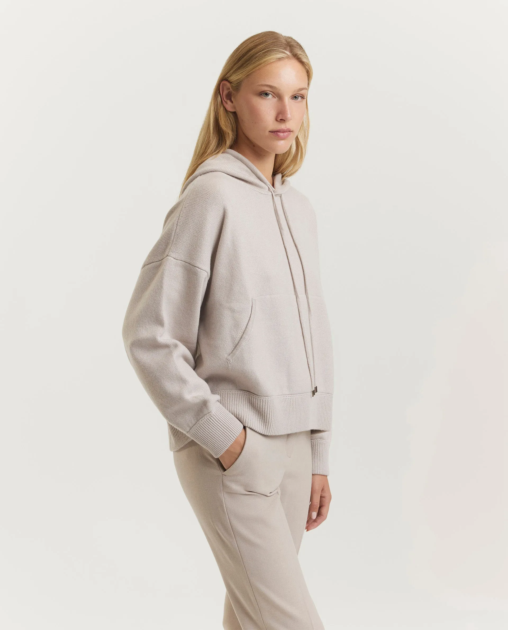 Wol-zijden hoodie sold by Pauw Amsterdam product image thumbnail 2