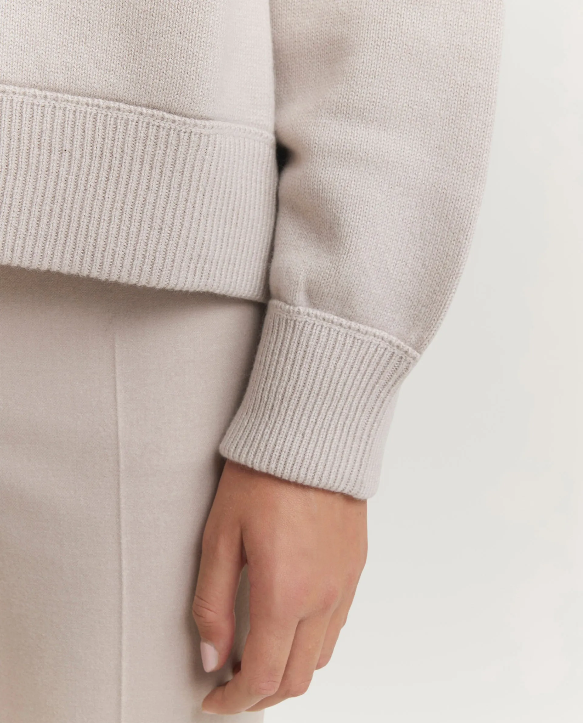 Wol-zijden hoodie sold by Pauw Amsterdam product image thumbnail 5