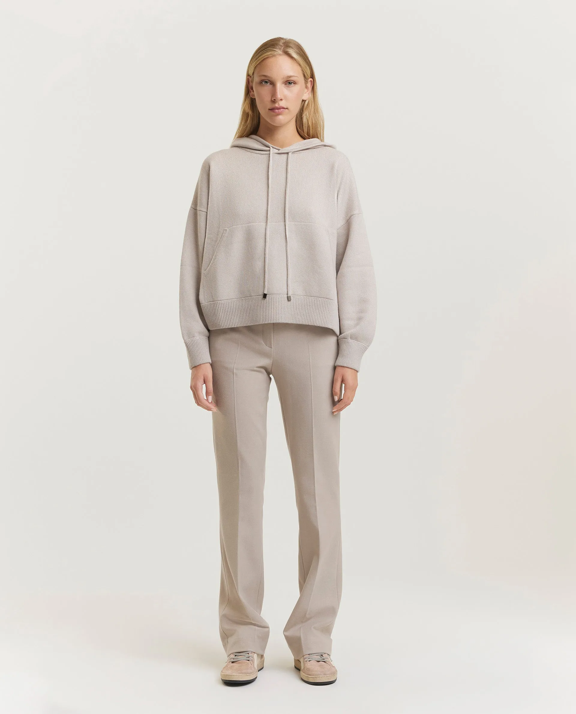 Wol-zijden hoodie sold by Pauw Amsterdam product image thumbnail 4