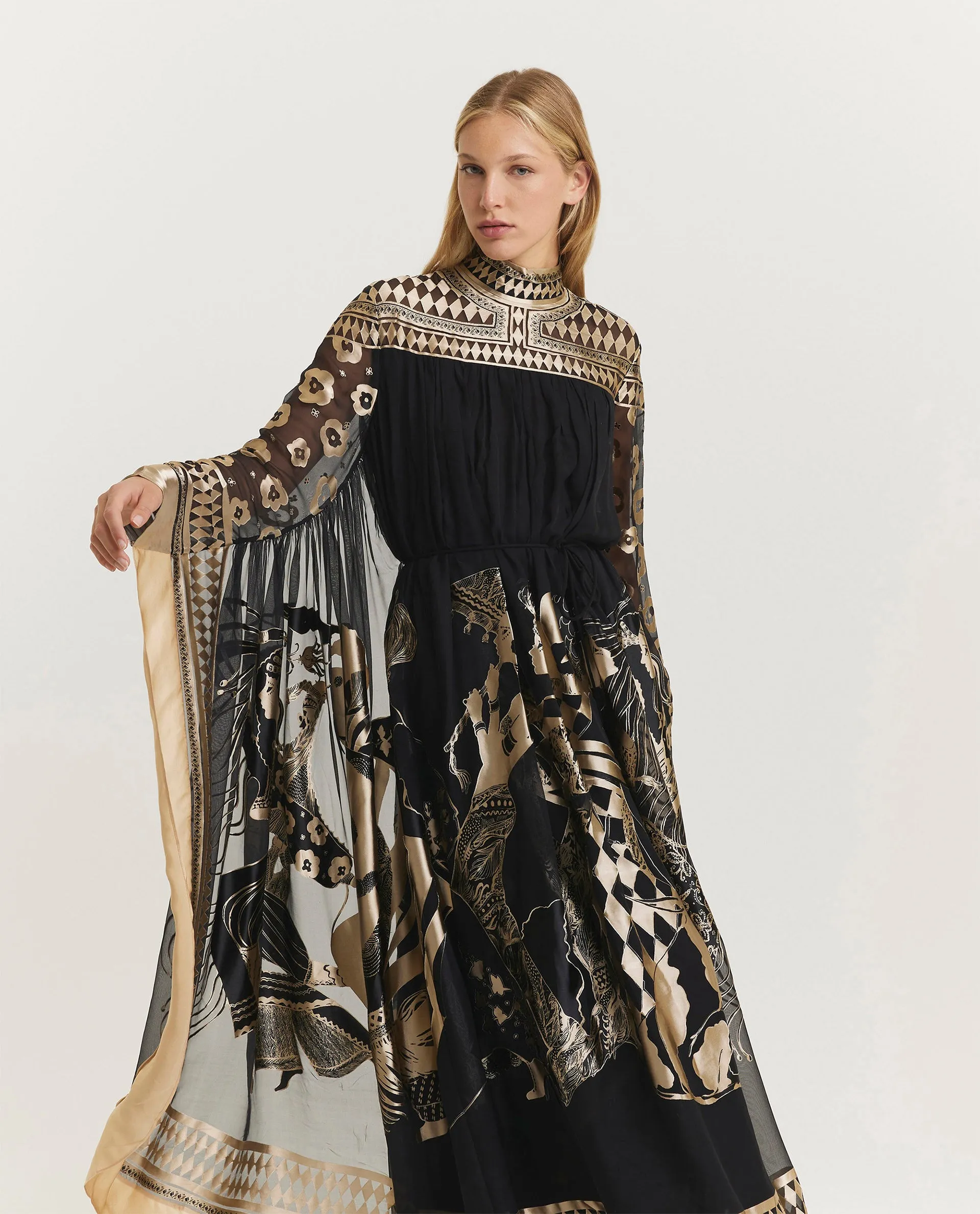 Zijdemix maxi jurk sold by Pauw Amsterdam product image thumbnail 5