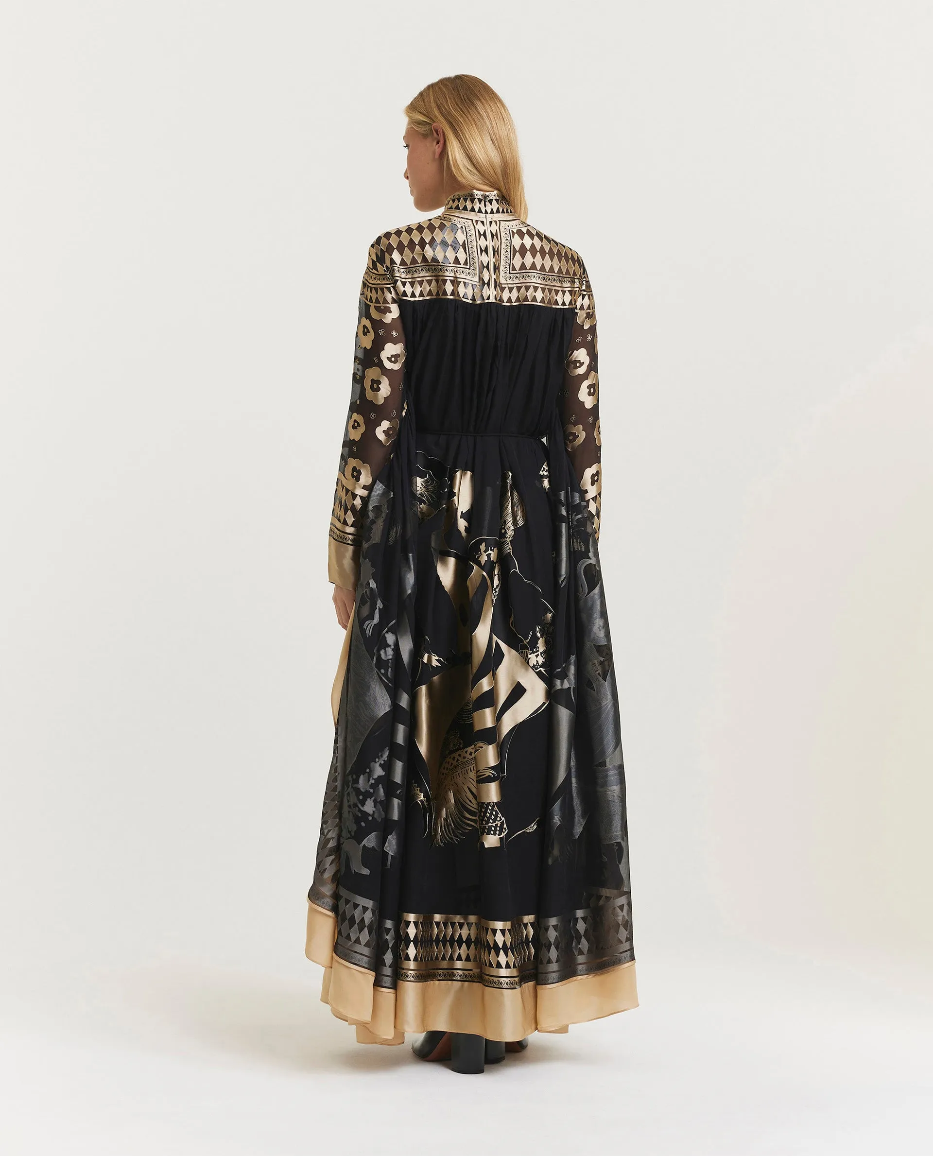 Zijdemix maxi jurk sold by Pauw Amsterdam product image thumbnail 3