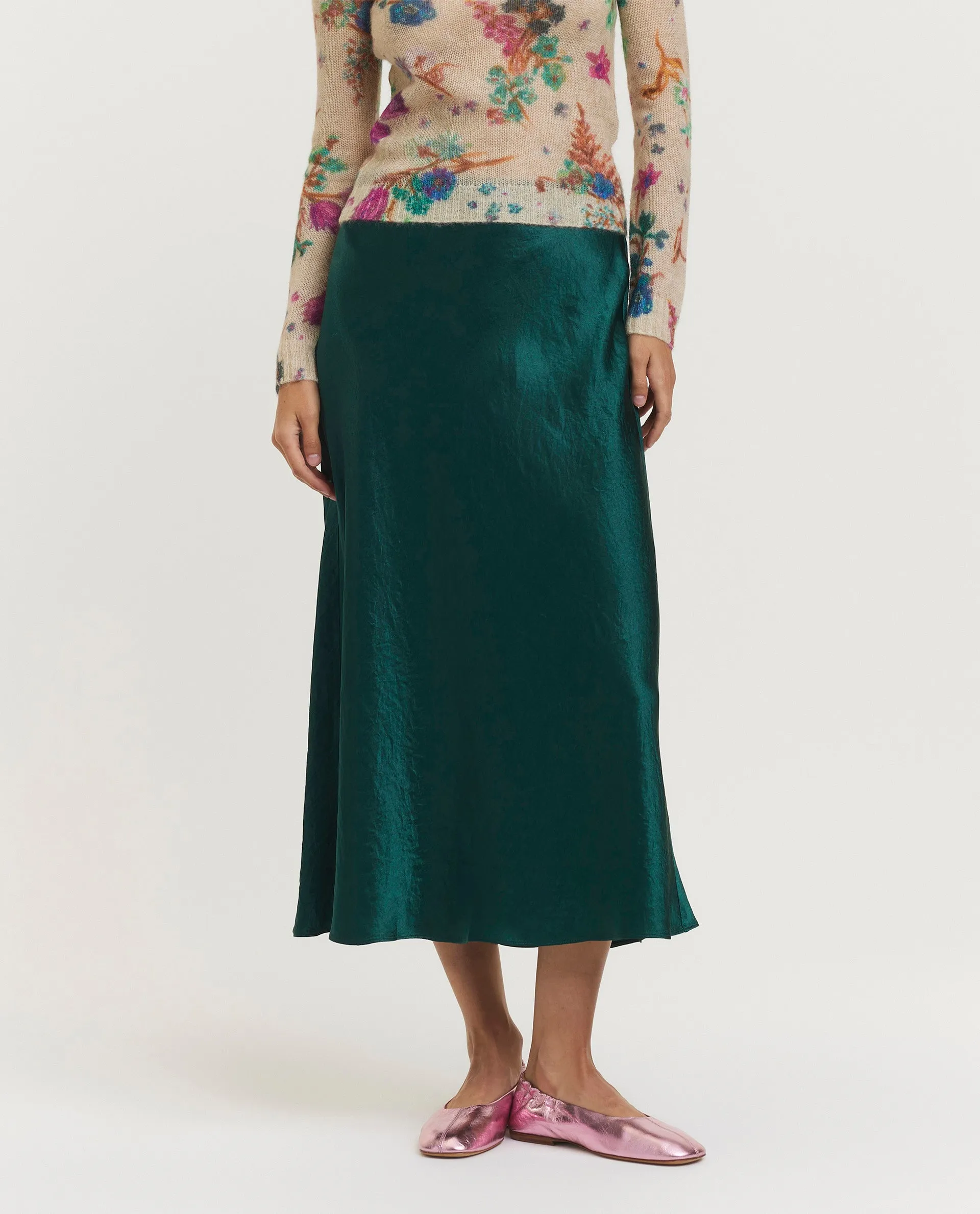 Satijnen rok sold by Pauw Amsterdam