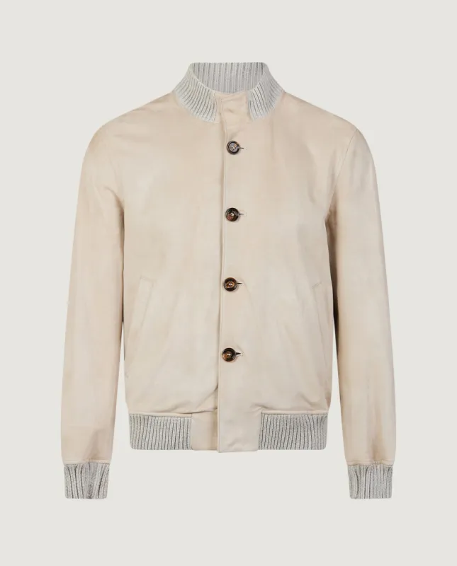 Suede bomber sold by Pauw Amsterdam