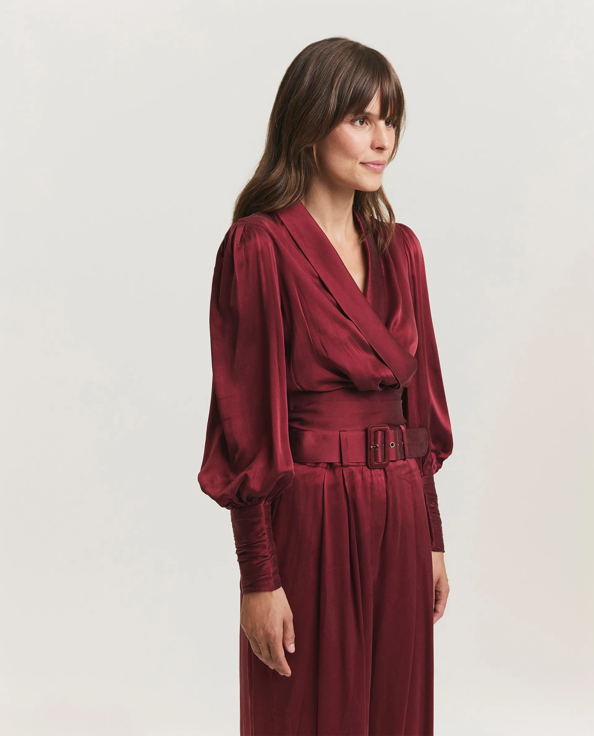 Zijden overslag blouse sold by Pauw Amsterdam product image thumbnail 2