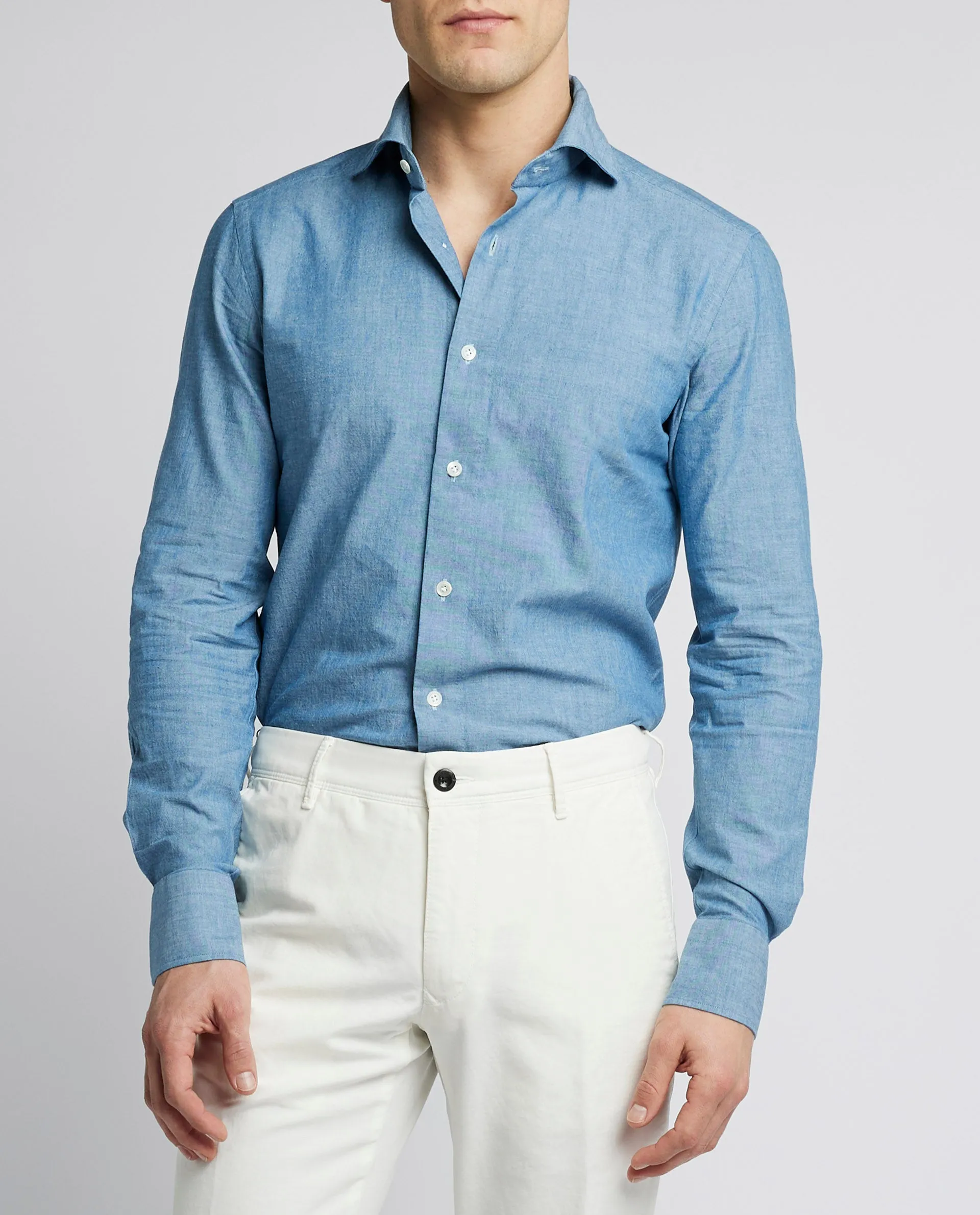 Oxford Denim Chambray Shirt sold by Pauw Amsterdam product image thumbnail 2
