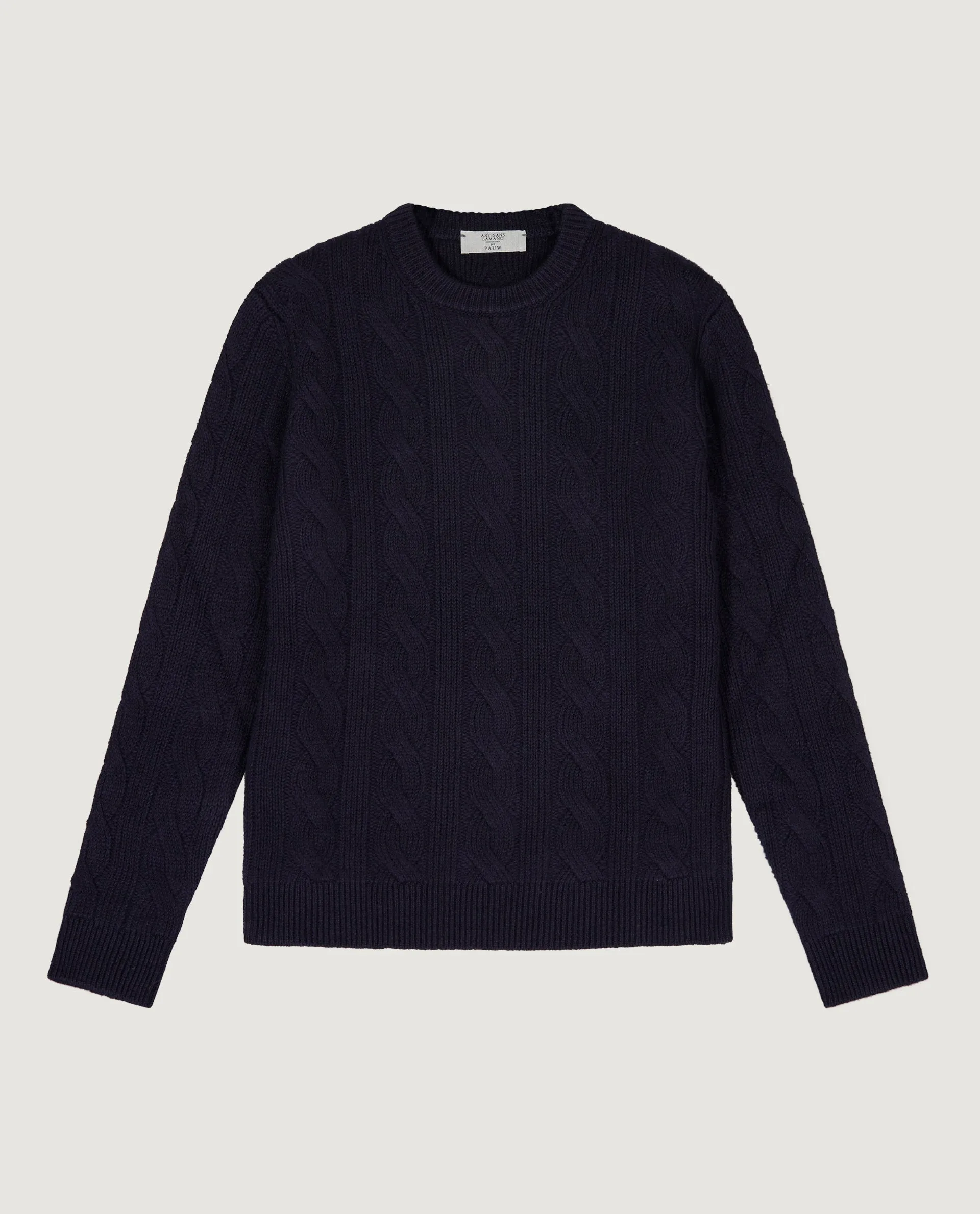 Cashmere Kabeltrui sold by Pauw Amsterdam