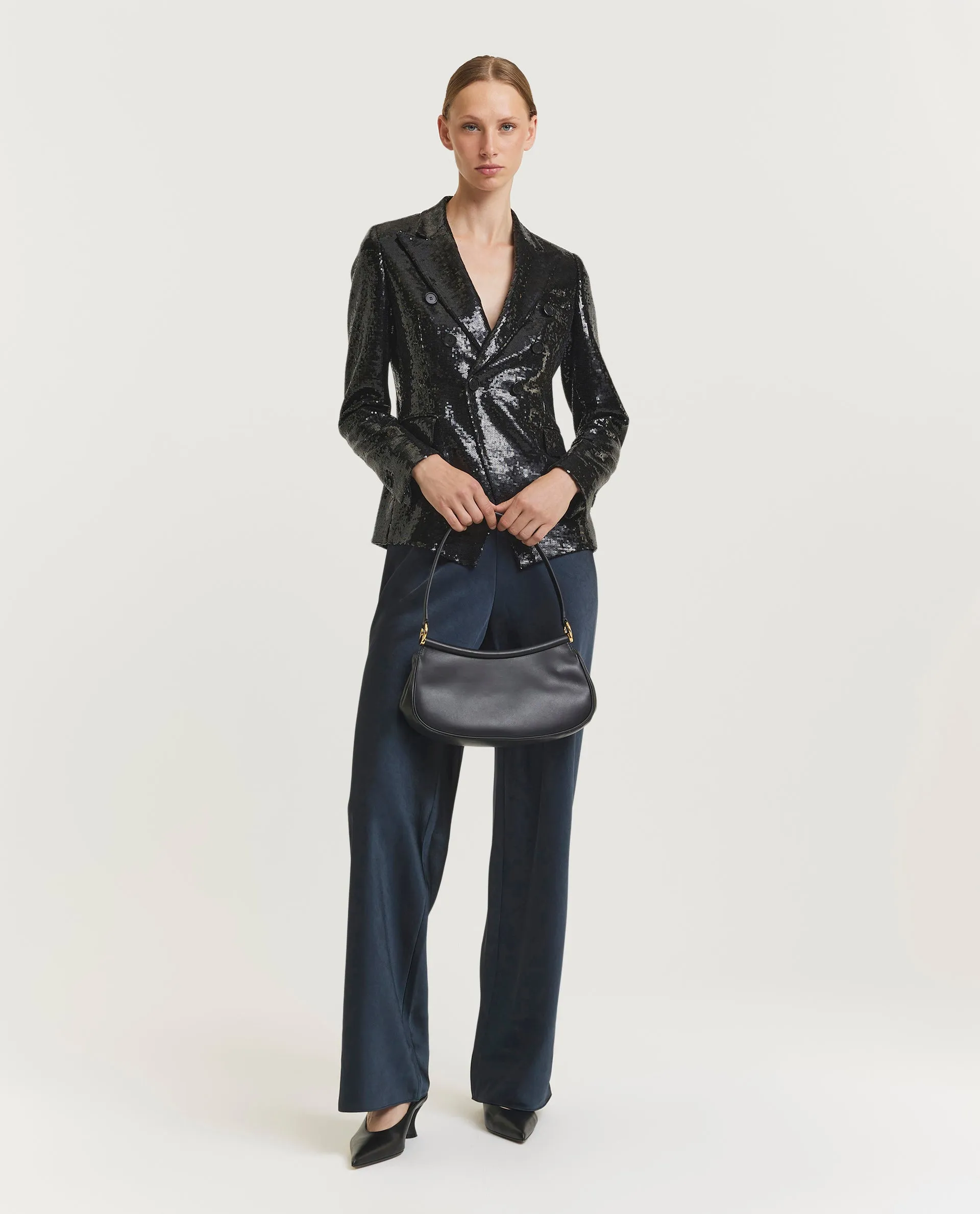 Wijde satijnen broek sold by Pauw Amsterdam product image thumbnail 4