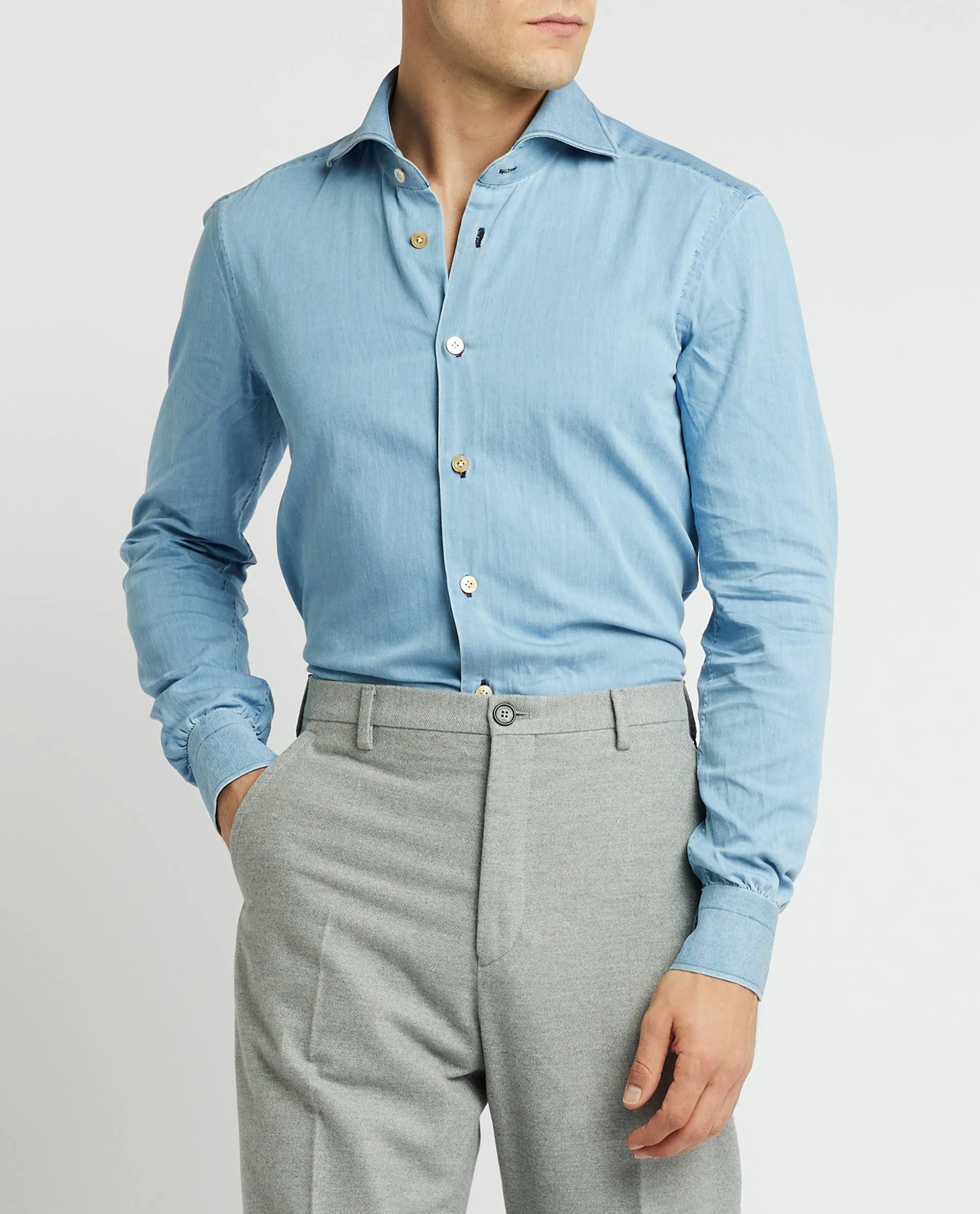 Denim Shirt sold by Pauw Amsterdam product image thumbnail 3