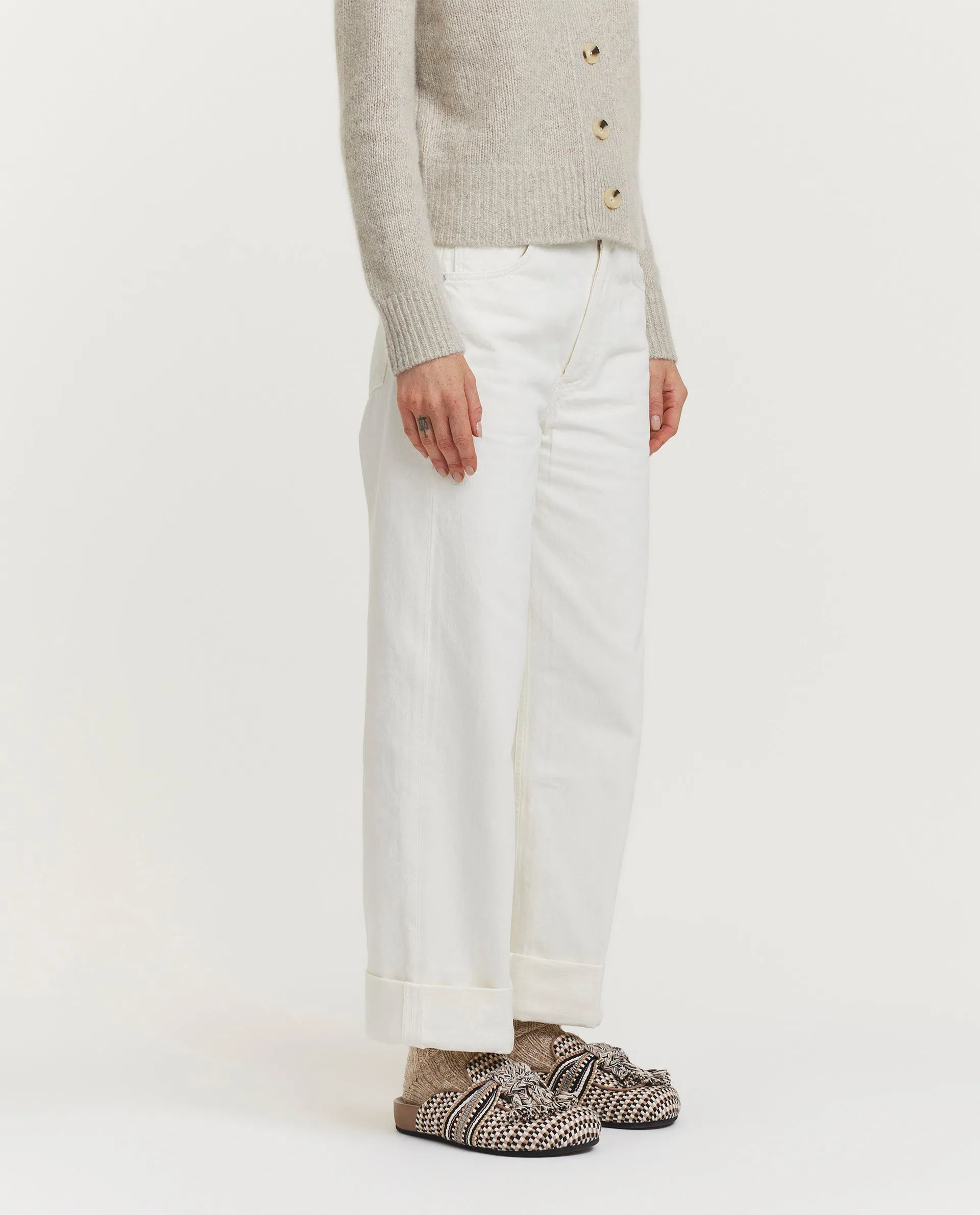 Ayla jeans - Ecru sold by Pauw Amsterdam product image thumbnail 2