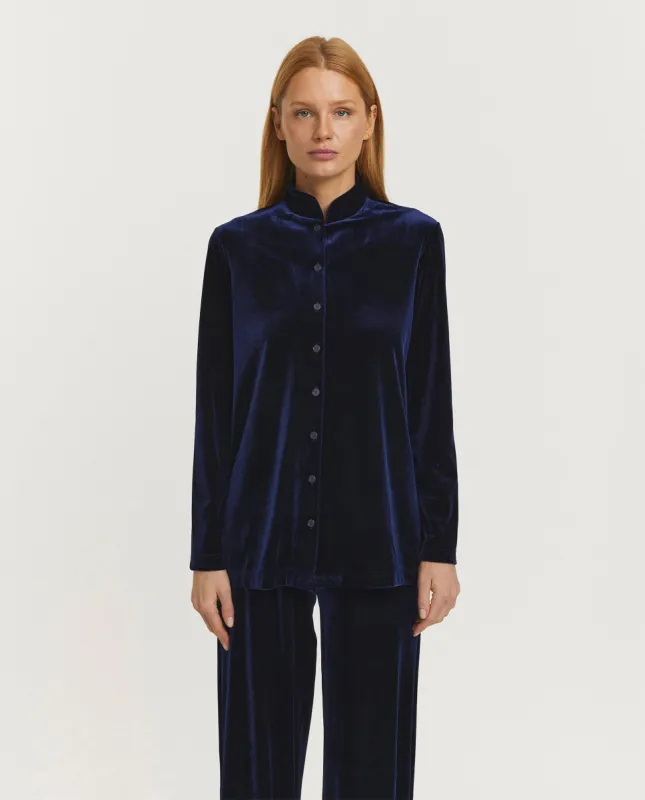 Fluwelen blouse sold by Pauw Amsterdam