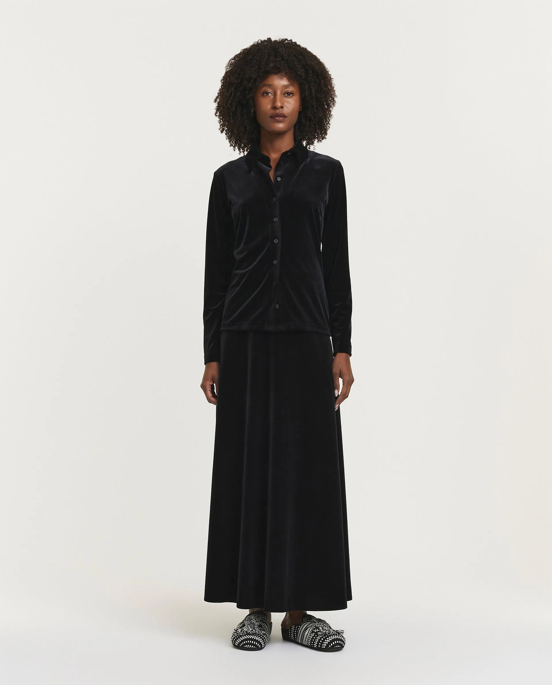 Fluwelen Blouse - Zwart sold by Pauw Amsterdam product image thumbnail 3