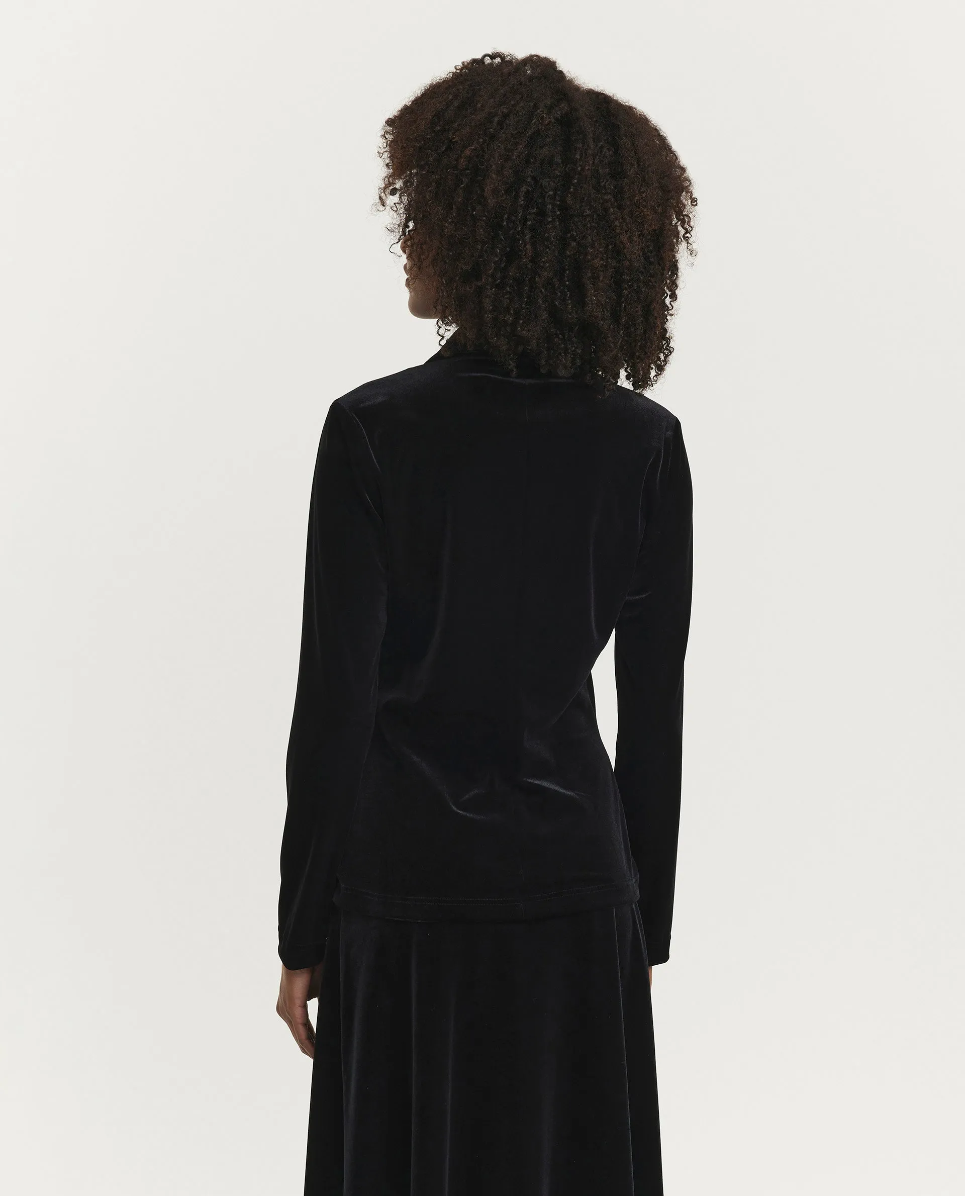 Fluwelen Blouse - Zwart sold by Pauw Amsterdam product image thumbnail 5