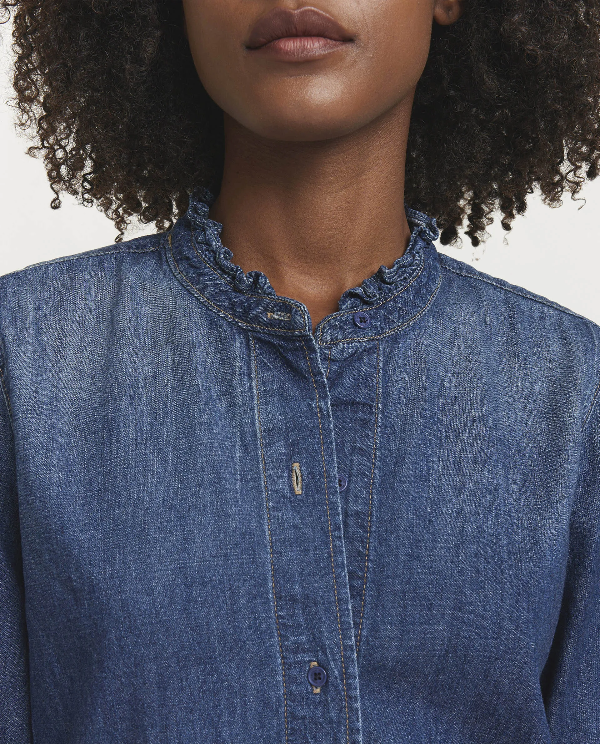 Katoenen blouse - Blauw sold by Pauw Amsterdam product image thumbnail 2