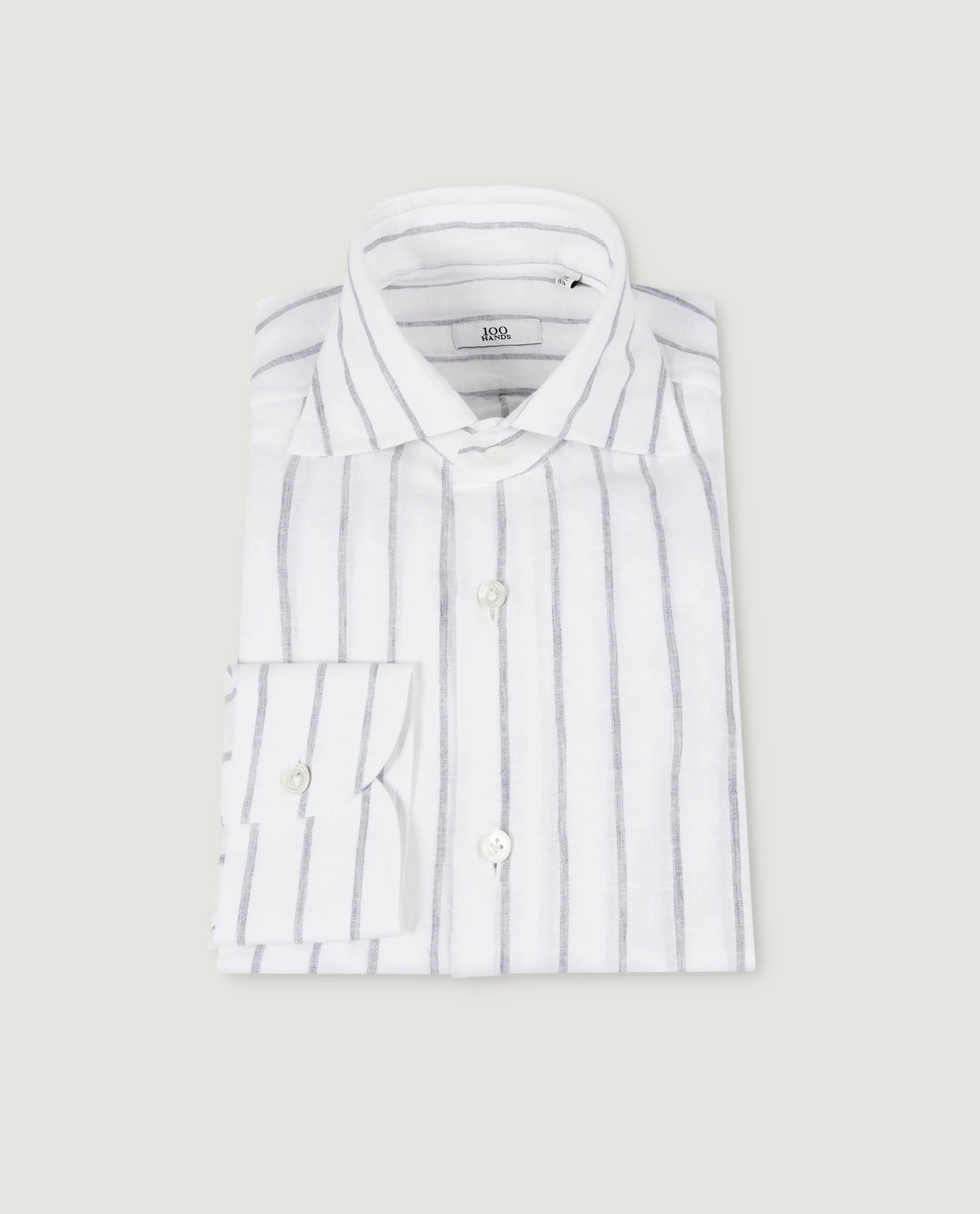 Linnen Streep Shirt sold by Pauw Amsterdam