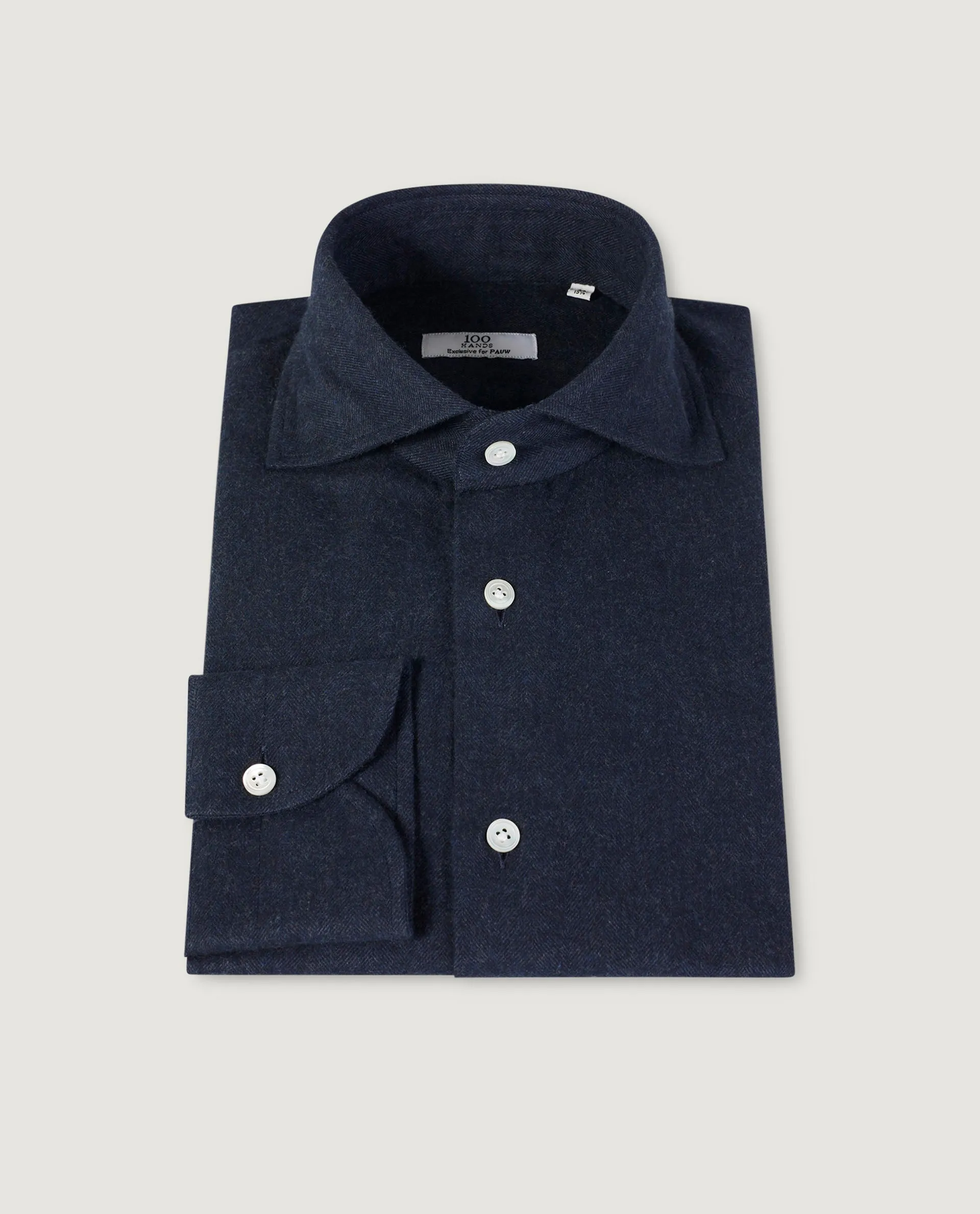 Visgraat flanel shirt sold by Pauw Amsterdam