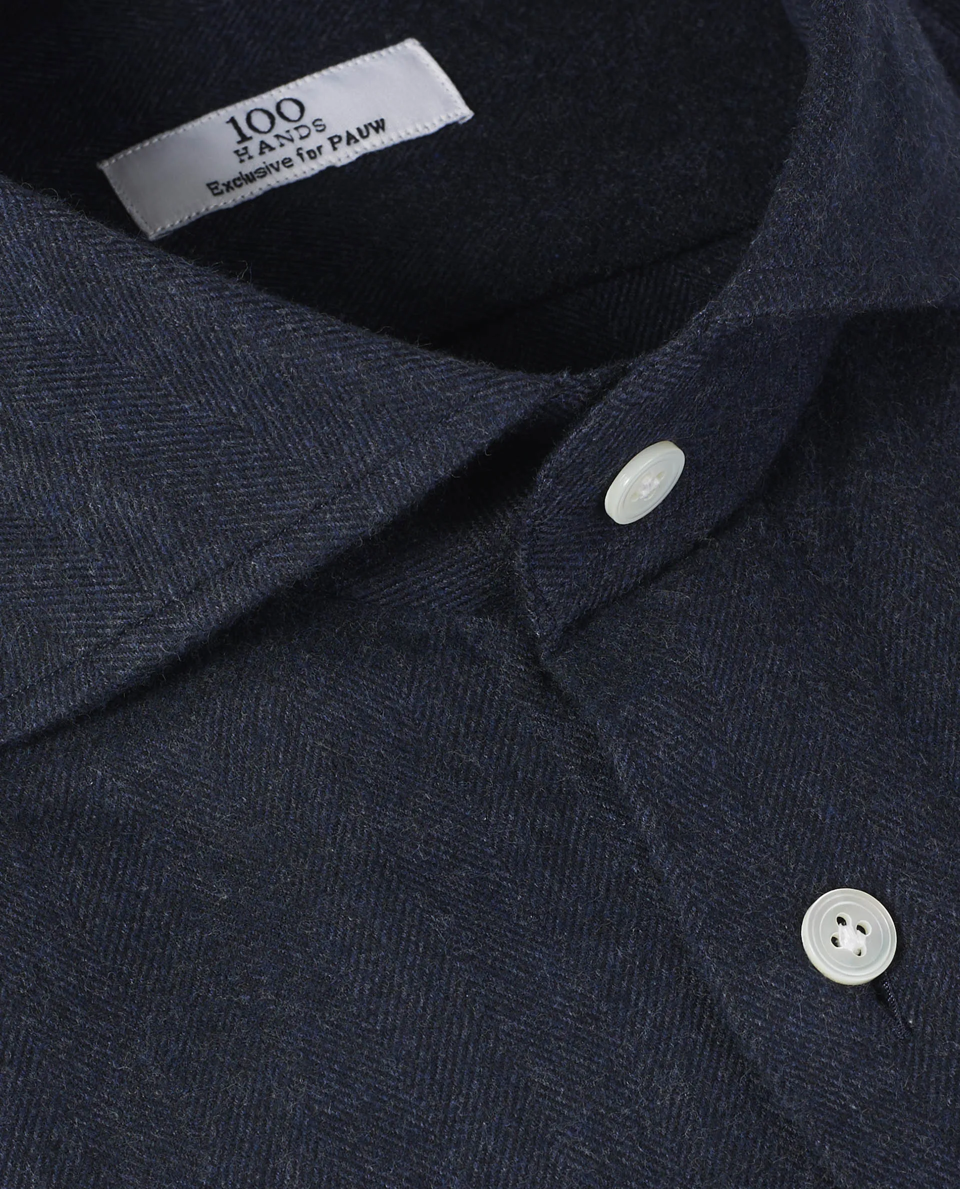 Visgraat flanel shirt sold by Pauw Amsterdam product image thumbnail 2