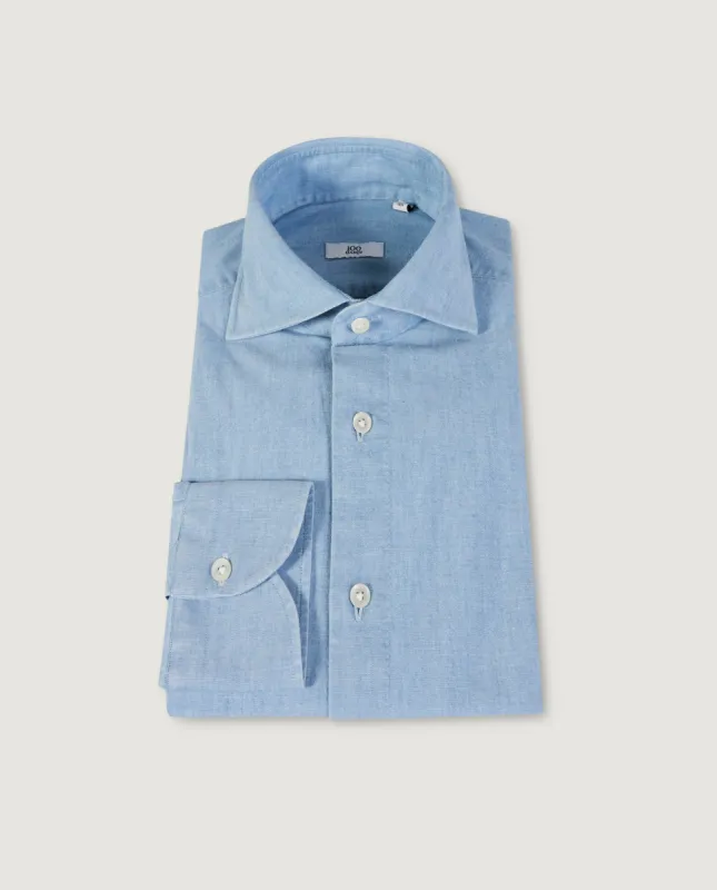 Oxford Denim Chambray Shirt - Lichtblauw sold by Pauw Amsterdam