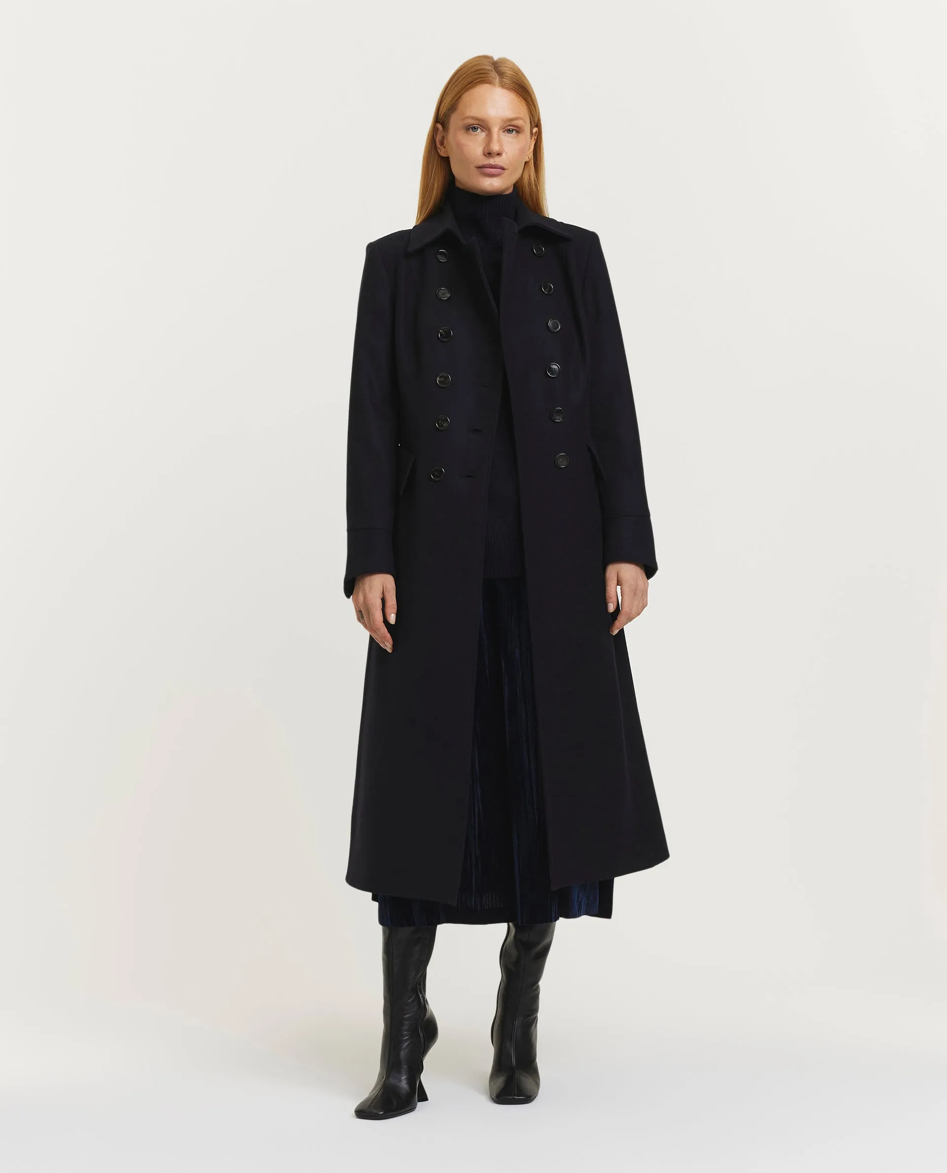 Fluwelen rok - Donkerblauw sold by Pauw Amsterdam product image thumbnail 3