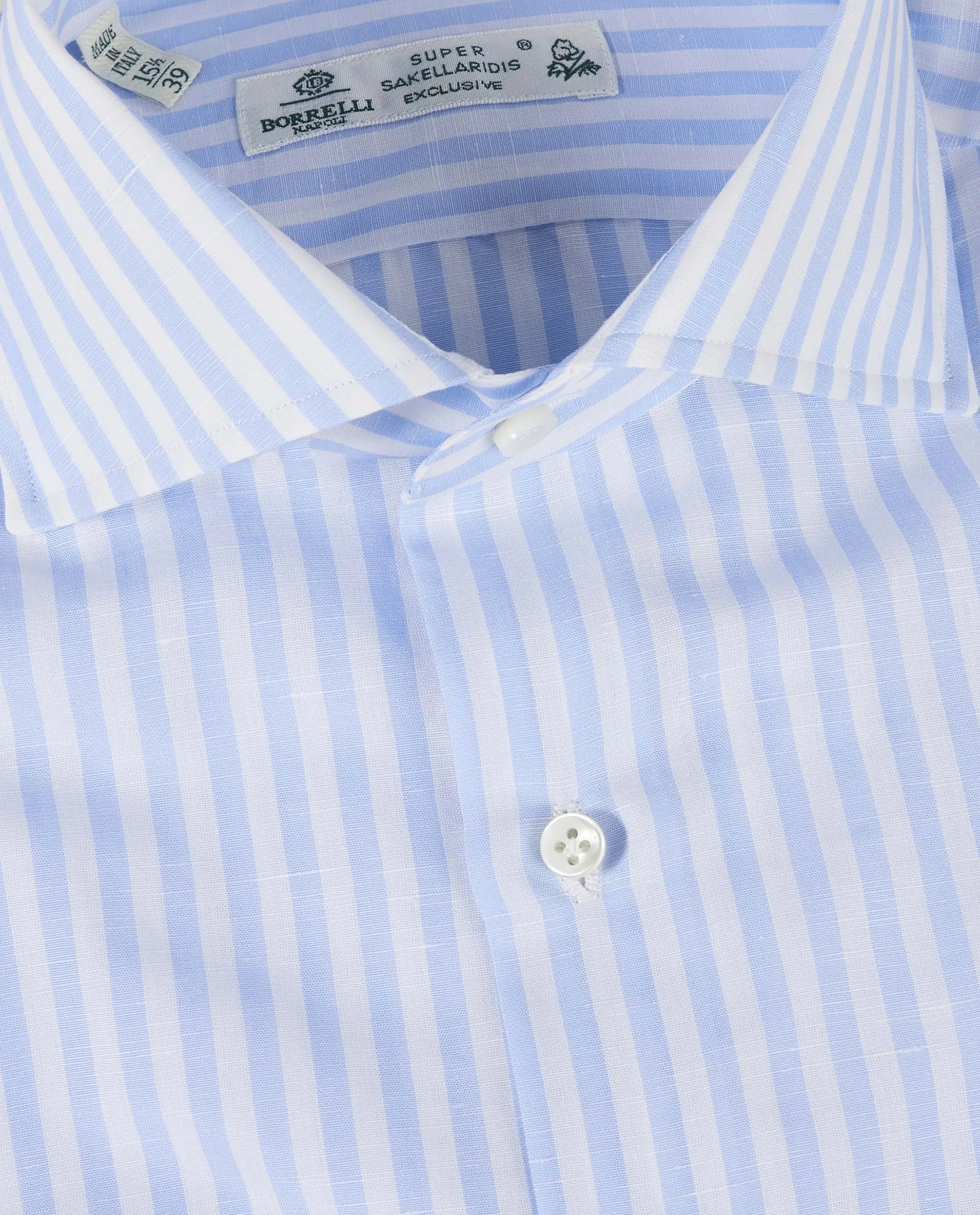 Katoen Linnen Shirt - Blauw sold by Pauw Amsterdam product image thumbnail 2