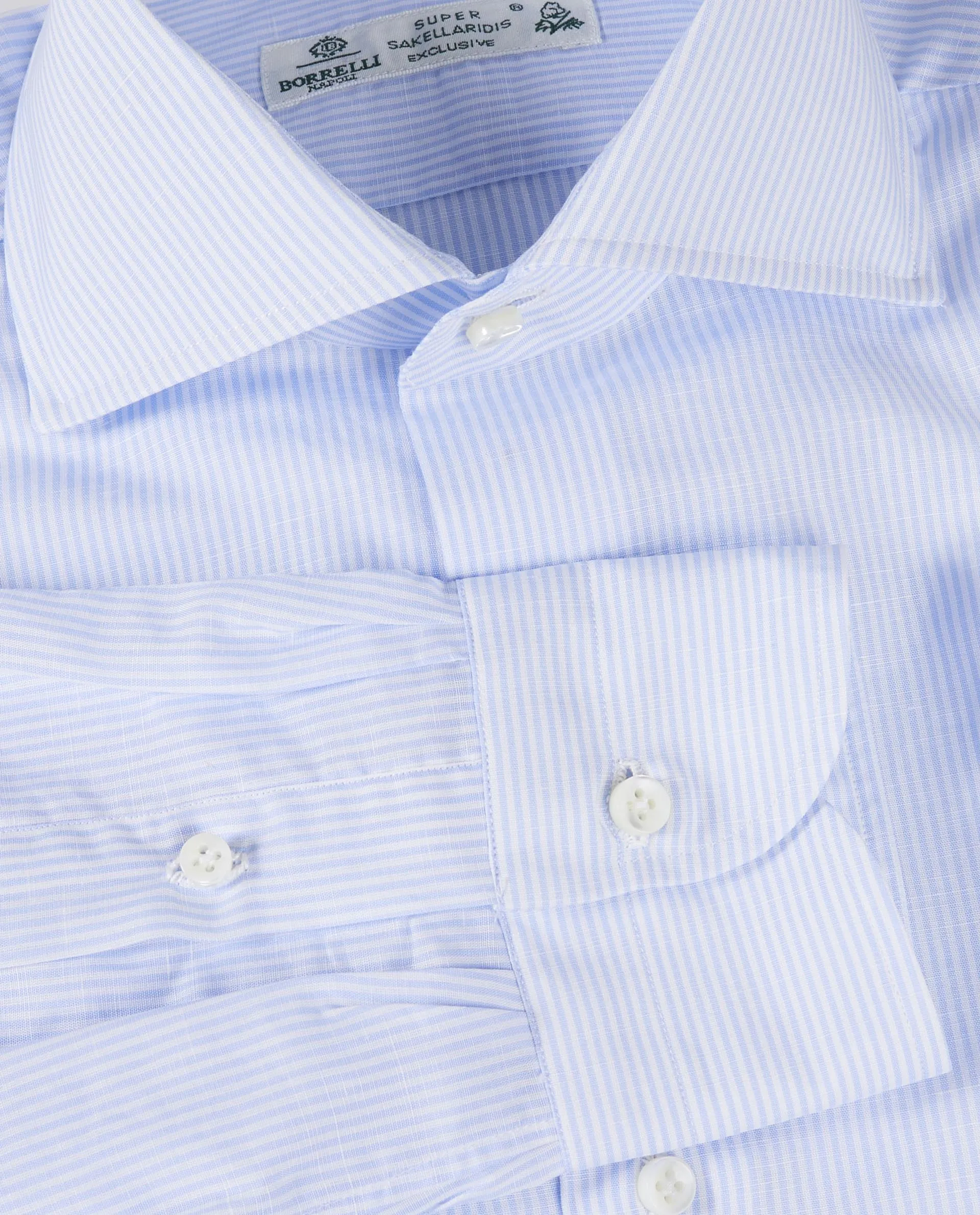 Katoen Linnen Shirt - Lichtblauw sold by Pauw Amsterdam product image thumbnail 3