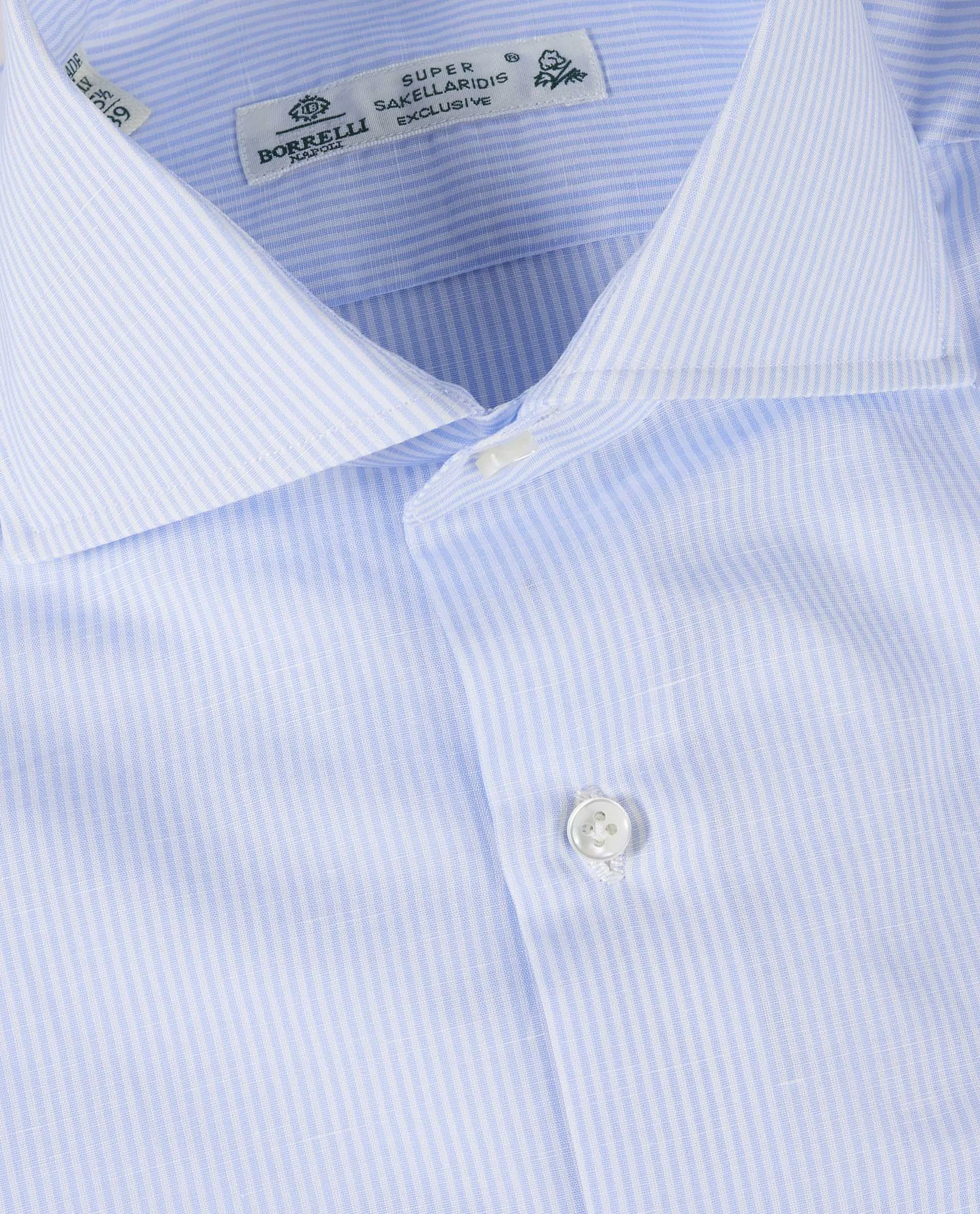Katoen Linnen Shirt - Lichtblauw sold by Pauw Amsterdam product image thumbnail 2