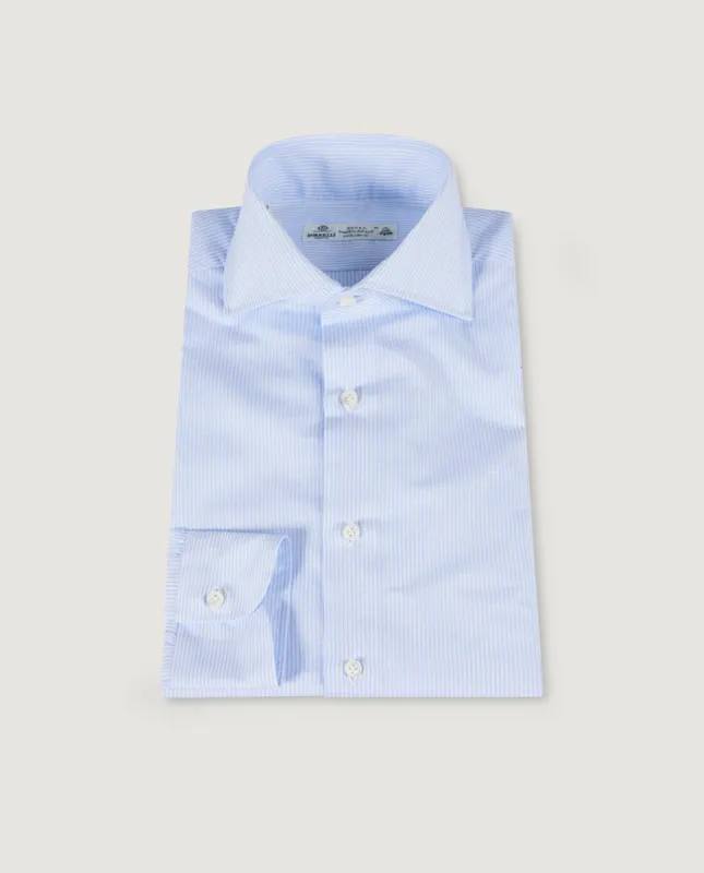 Katoen Linnen Shirt - Lichtblauw sold by Pauw Amsterdam